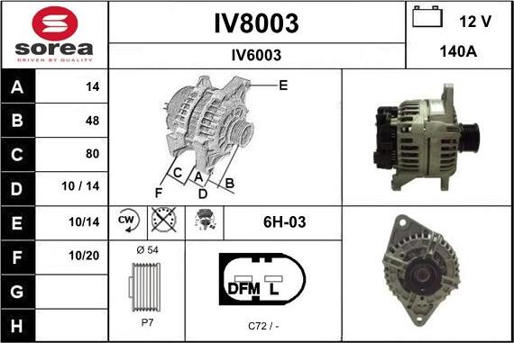 SNRA IV8003 - Ģenerators ps1.lv