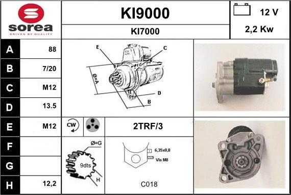 SNRA KI9000 - Starteris ps1.lv