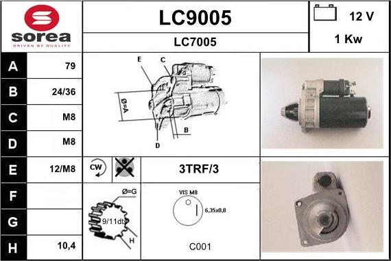 SNRA LC9005 - Starteris ps1.lv