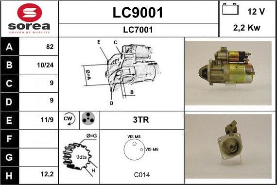 SNRA LC9001 - Starteris ps1.lv