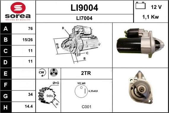 SNRA LI9004 - Starteris ps1.lv