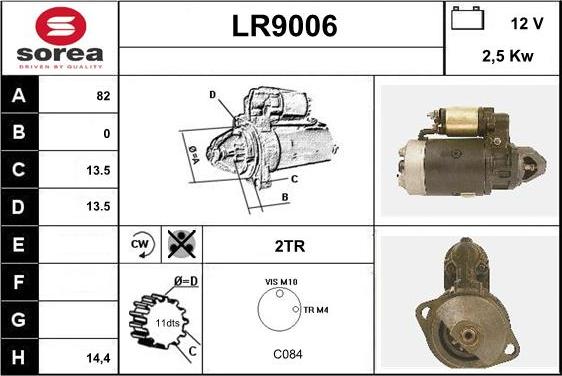 SNRA LR9006 - Starteris ps1.lv