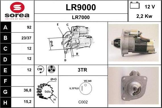 SNRA LR9000 - Starteris ps1.lv