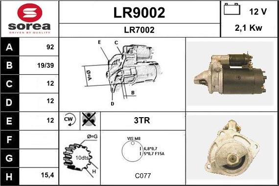 SNRA LR9002 - Starteris ps1.lv