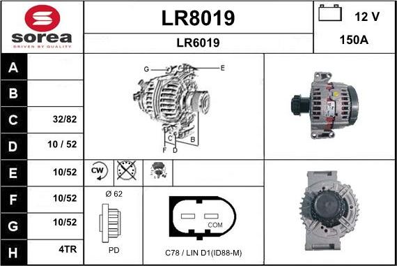 SNRA LR8019 - Ģenerators ps1.lv