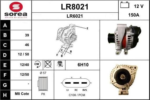 SNRA LR8021 - Ģenerators ps1.lv