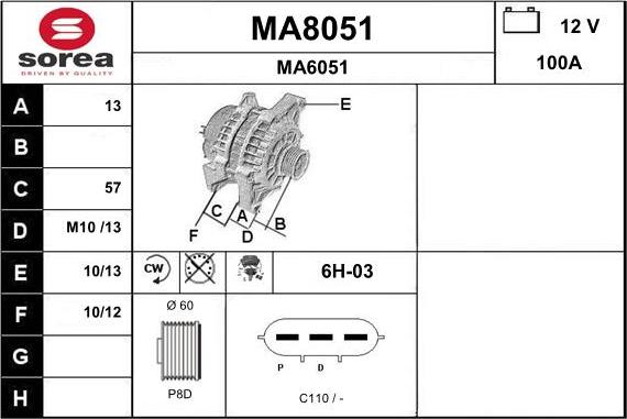 SNRA MA8051 - Ģenerators ps1.lv