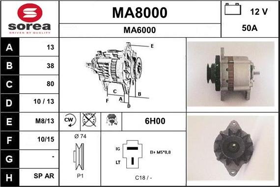 SNRA MA8000 - Ģenerators ps1.lv