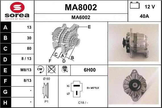 SNRA MA8002 - Ģenerators ps1.lv