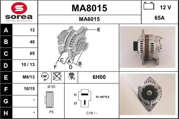 SNRA MA8015 - Ģenerators ps1.lv