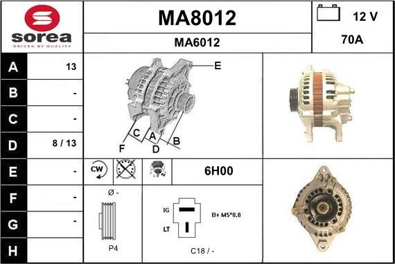 SNRA MA8012 - Ģenerators ps1.lv