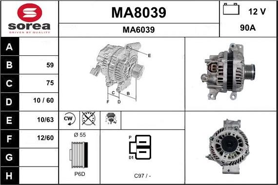 SNRA MA8039 - Ģenerators ps1.lv