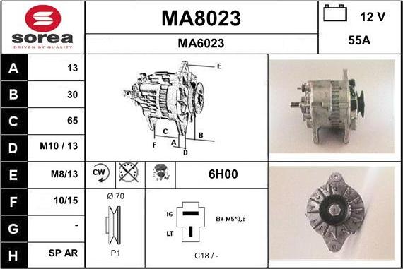 SNRA MA8023 - Ģenerators ps1.lv