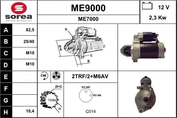 SNRA ME9000 - Starteris ps1.lv