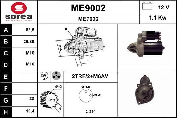 SNRA ME9002 - Starteris ps1.lv