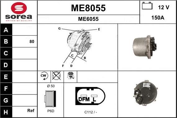 SNRA ME8055 - Ģenerators ps1.lv