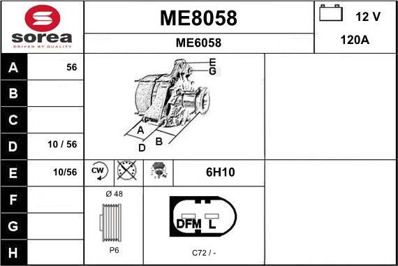 SNRA ME8058 - Ģenerators ps1.lv