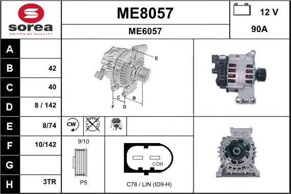 SNRA ME8057 - Ģenerators ps1.lv