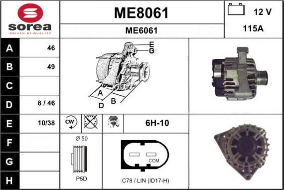 SNRA ME8061 - Ģenerators ps1.lv