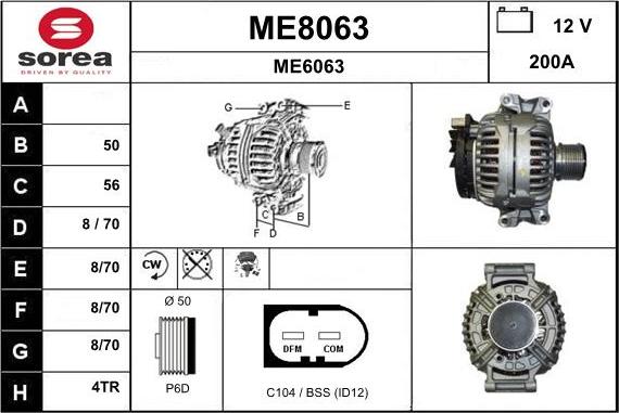 SNRA ME8063 - Ģenerators ps1.lv