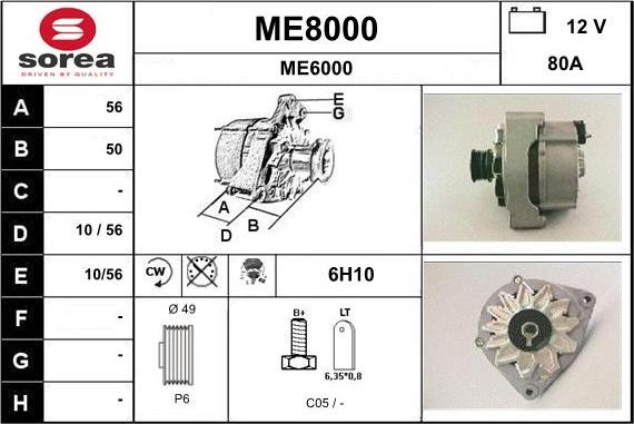 SNRA ME8000 - Ģenerators ps1.lv