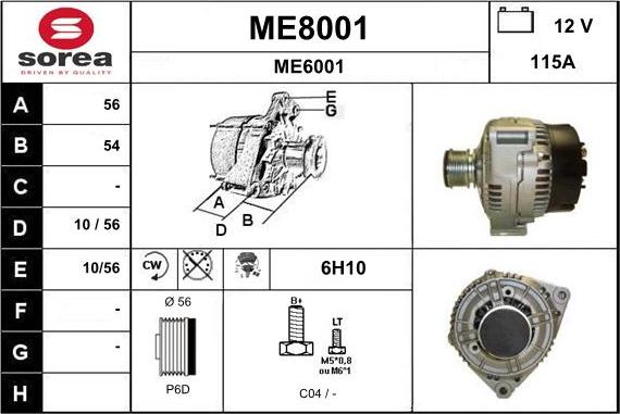 SNRA ME8001 - Ģenerators ps1.lv