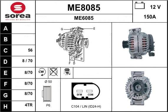 SNRA ME8085 - Ģenerators ps1.lv