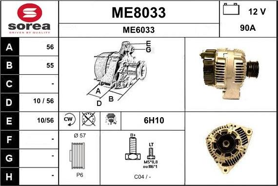 SNRA ME8033 - Ģenerators ps1.lv