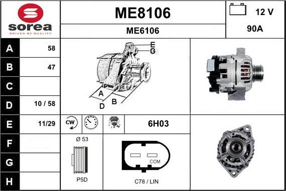 SNRA ME8106 - Ģenerators ps1.lv