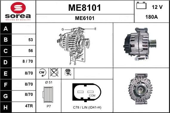 SNRA ME8101 - Ģenerators ps1.lv