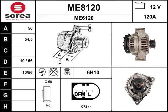 SNRA ME8120 - Ģenerators ps1.lv