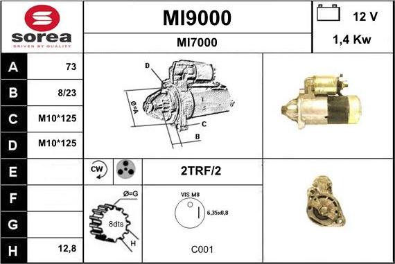 SNRA MI9000 - Starteris ps1.lv