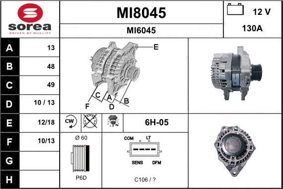 SNRA MI8045 - Ģenerators ps1.lv