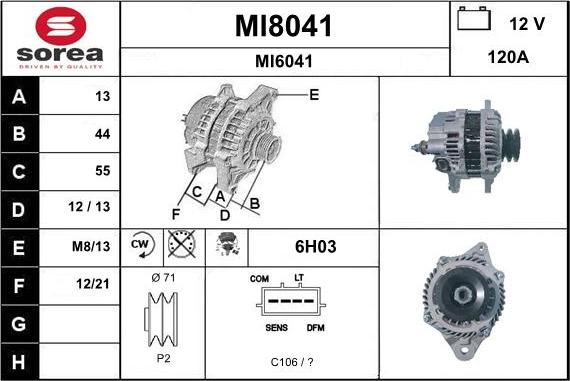 SNRA MI8041 - Ģenerators ps1.lv