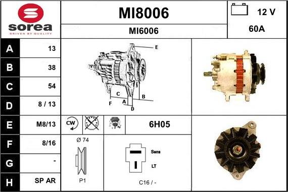 SNRA MI8006 - Ģenerators ps1.lv