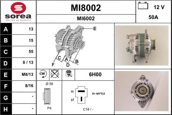 SNRA MI8002 - Ģenerators ps1.lv