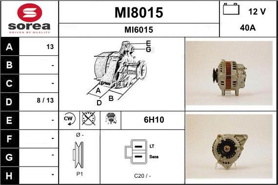 SNRA MI8015 - Ģenerators ps1.lv
