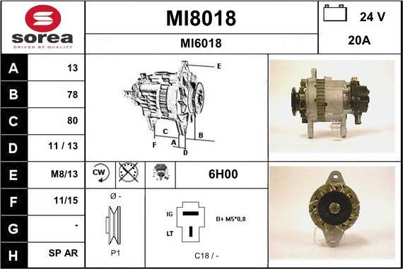 SNRA MI8018 - Ģenerators ps1.lv