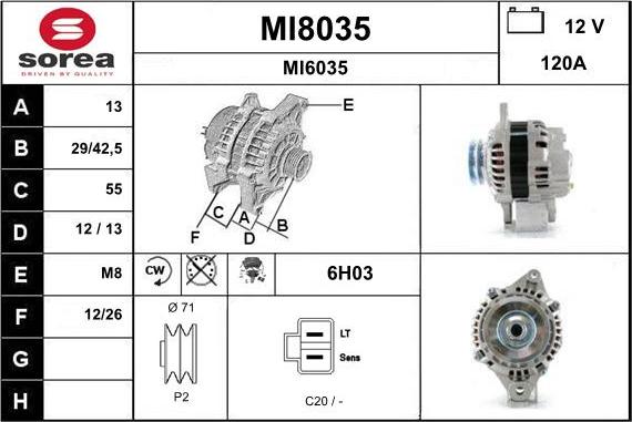 SNRA MI8035 - Ģenerators ps1.lv