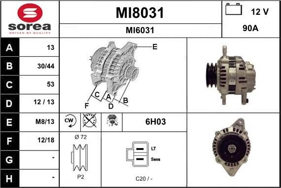 SNRA MI8031 - Ģenerators ps1.lv