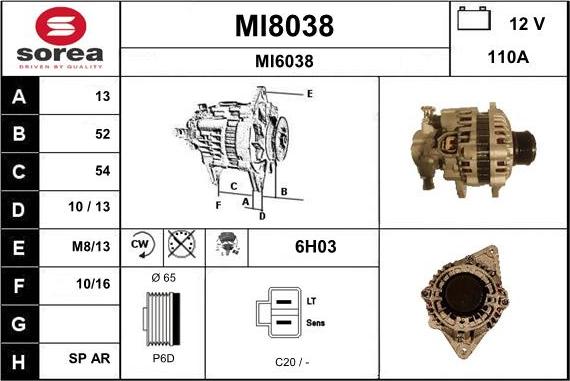 SNRA MI8038 - Ģenerators ps1.lv