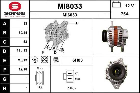 SNRA MI8033 - Ģenerators ps1.lv