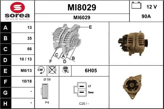 SNRA MI8029 - Ģenerators ps1.lv