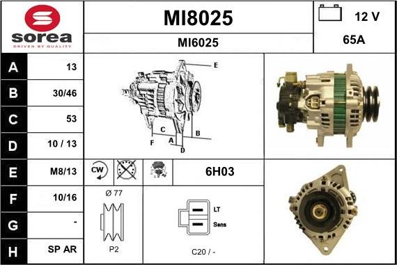 SNRA MI8025 - Ģenerators ps1.lv