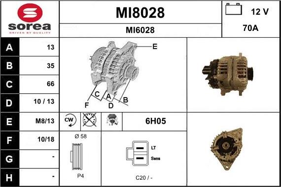 SNRA MI8028 - Ģenerators ps1.lv