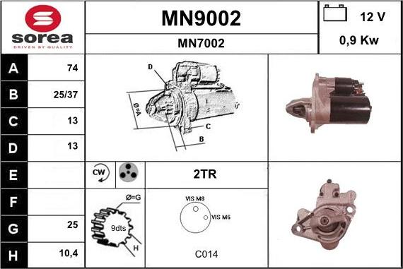 SNRA MN9002 - Starteris ps1.lv