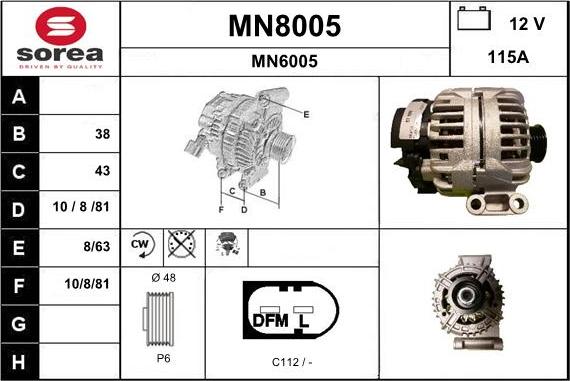 SNRA MN8005 - Ģenerators ps1.lv