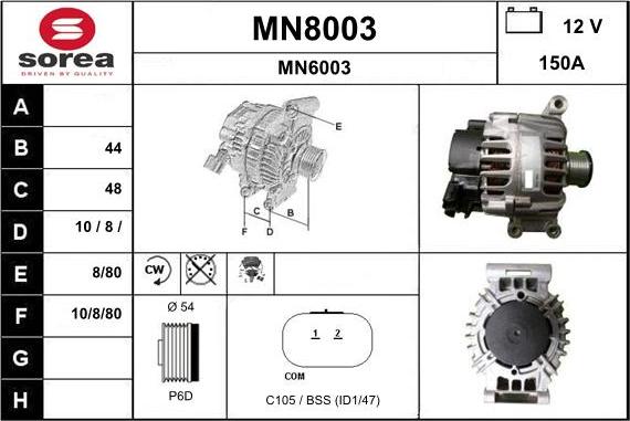 SNRA MN8003 - Ģenerators ps1.lv