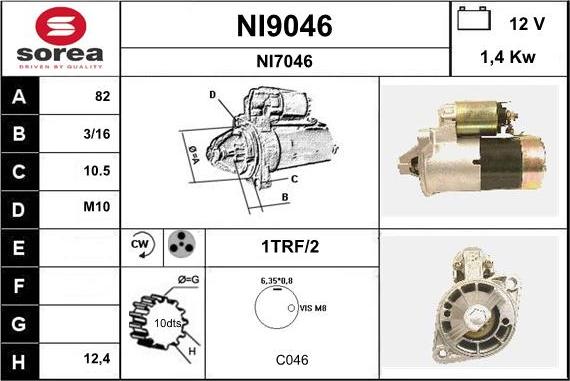 SNRA NI9046 - Starteris ps1.lv