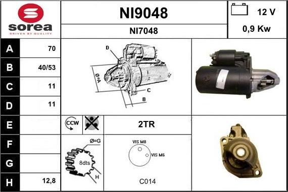 SNRA NI9048 - Starteris ps1.lv